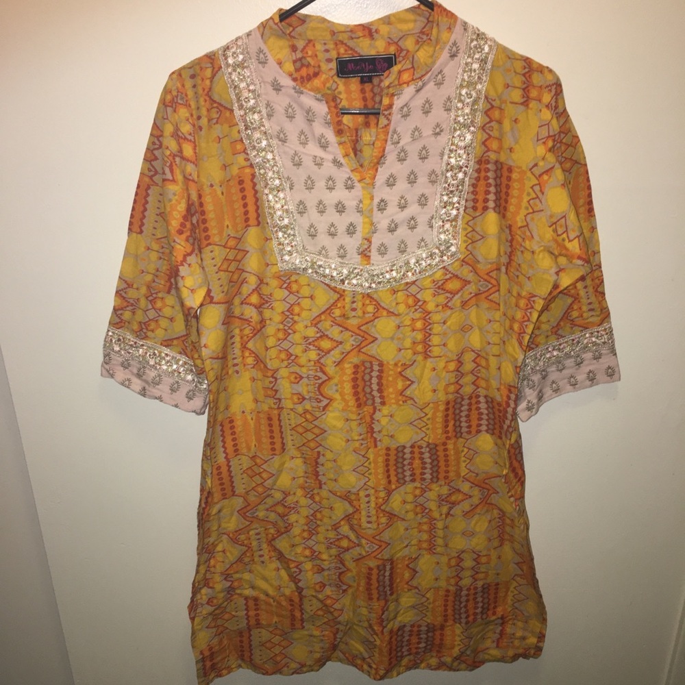 African Inspired Shirt Dress